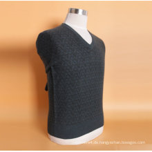 Yak Wolle / Cashmere V-Ausschnitt Pullover Langarm Pullover / Garment / Kleidung / Strickwaren